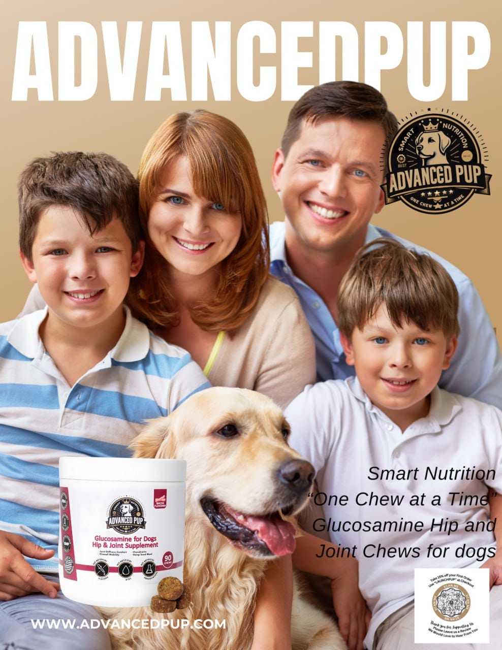 AdvancedPUP Glucosamine for dogs magazine photo 2024 09 30 08 53 24